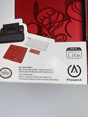 Nintendo Switch Lite Super Mario Bros. Stealth Case Kit - PowerA Protective Case for Nintendo Switch Lite