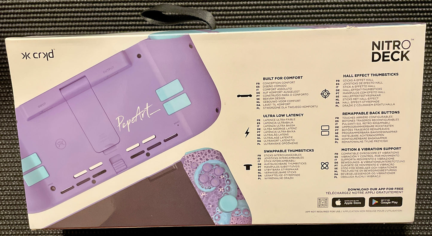 CRKD Limited Run Nitro Deck PopeArt Kraken Edition Limited Out Of 500 Nintendo Switch