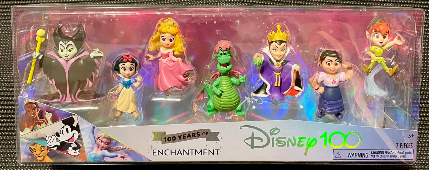 Disney 100 Years of Enchantment Limited Edition 7 Piece Figure Set Just Play
