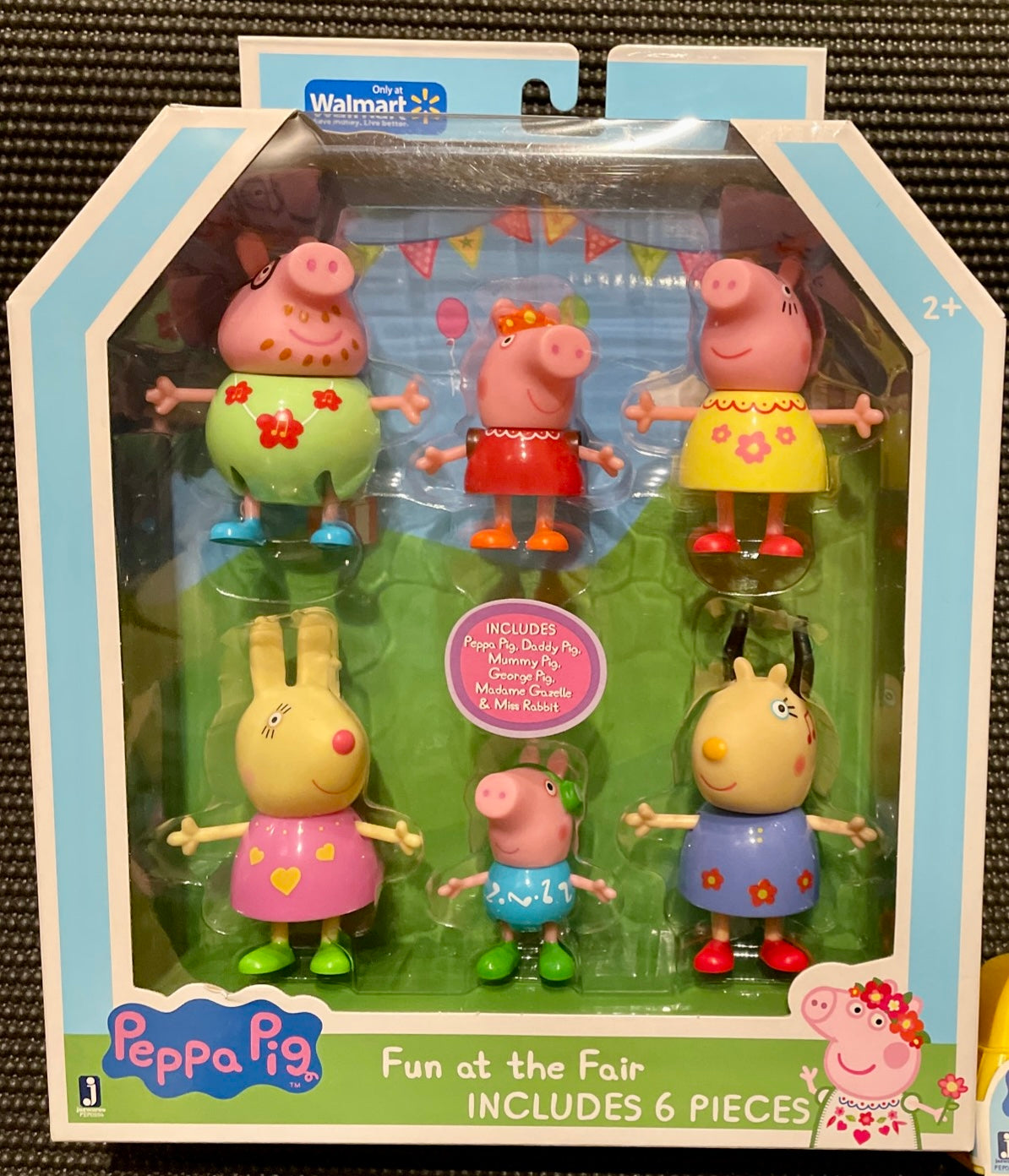Peppa Pig Fun at the Fair 6 Figures Walmart Exclusive - Retired with Rare Madame Gazelle Figure