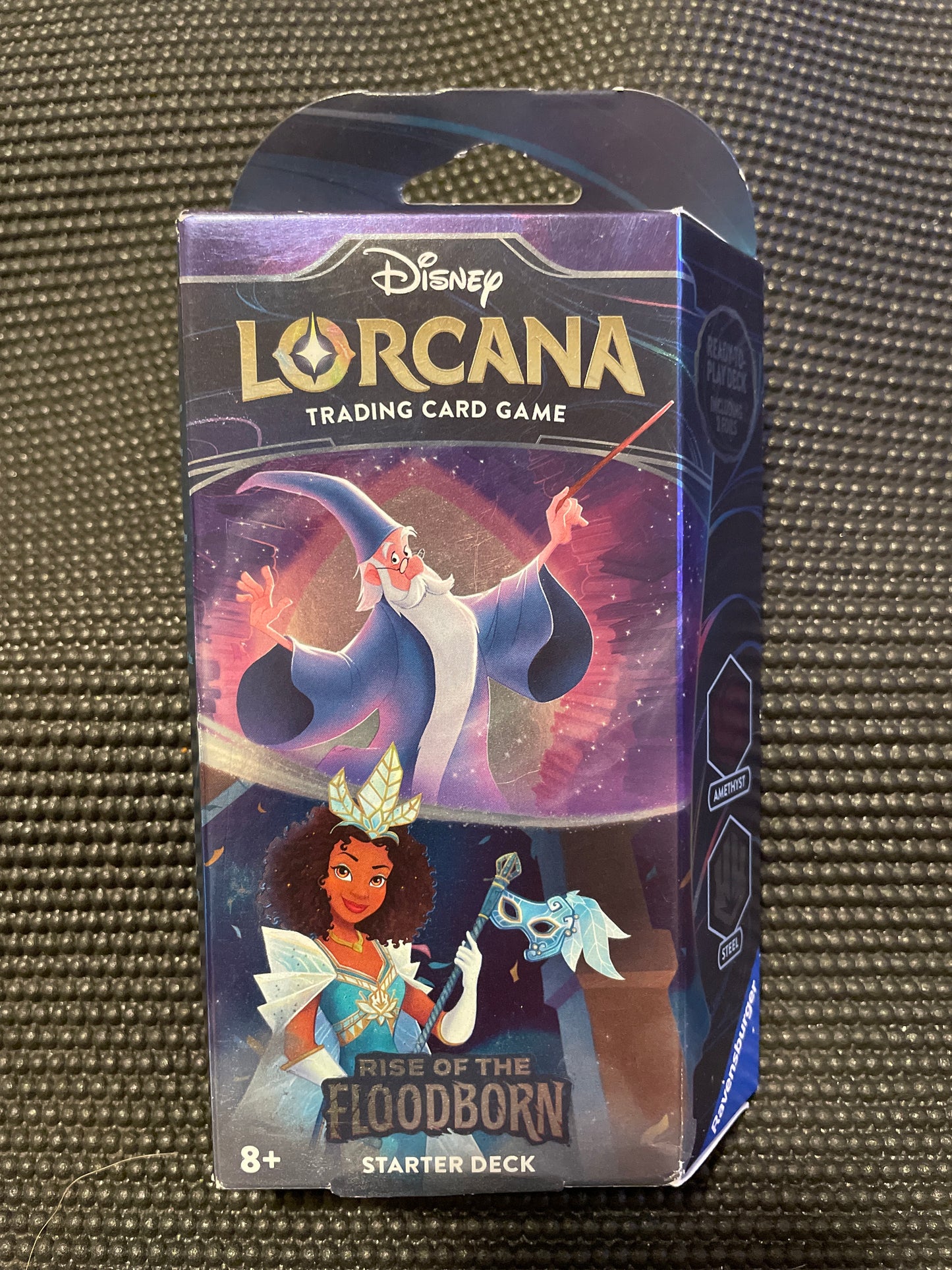 Disney Lorcana Trading Card Game Rise of the Floodborn Starter Deck Amethyst Steel Ravensburger