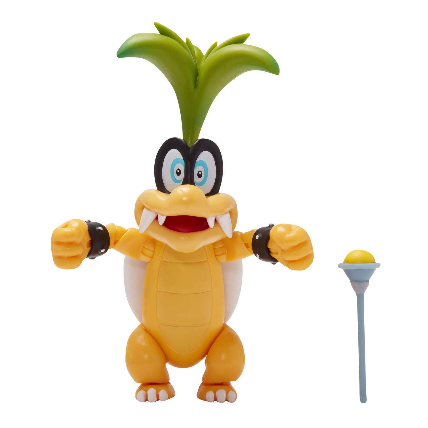 Super Mario Iggy with Magic Wand 4” Action Figure Jakks Pacific