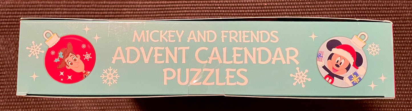 Disney 100 Mickey and Friends Advent Calendar Puzzles 2023 Ceaco