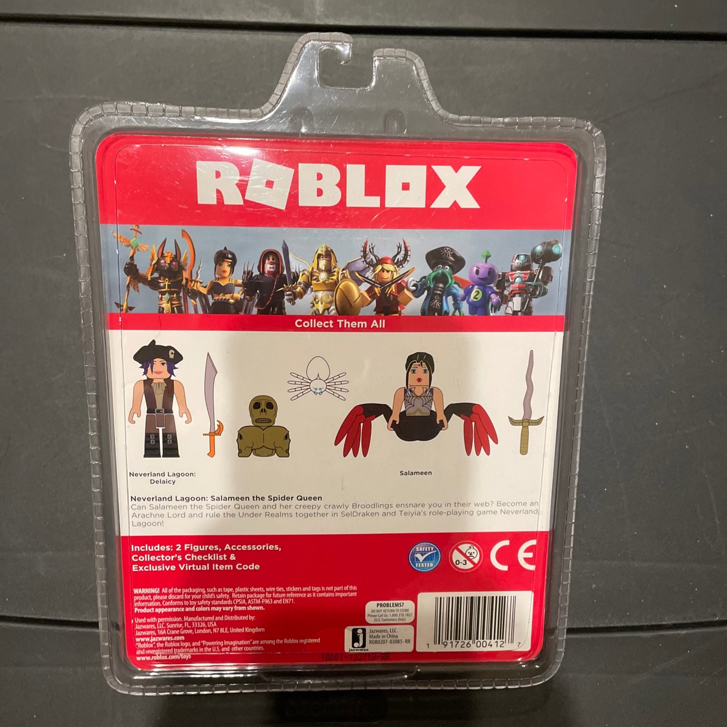 Roblox Neverland Lagoon Salameen Spider Queen with Exclusive Virtual Item Code