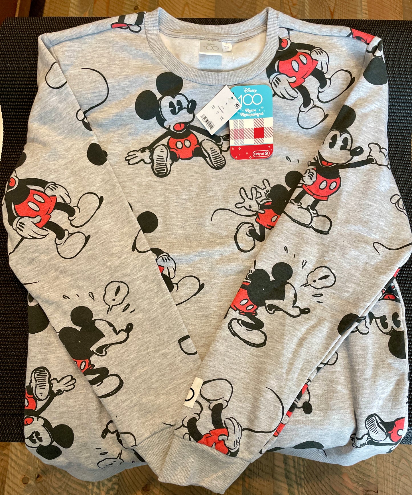 Disney 100 Retro Reimagined Pullover Sweatshirt Mickey Mouse Target Exclusive