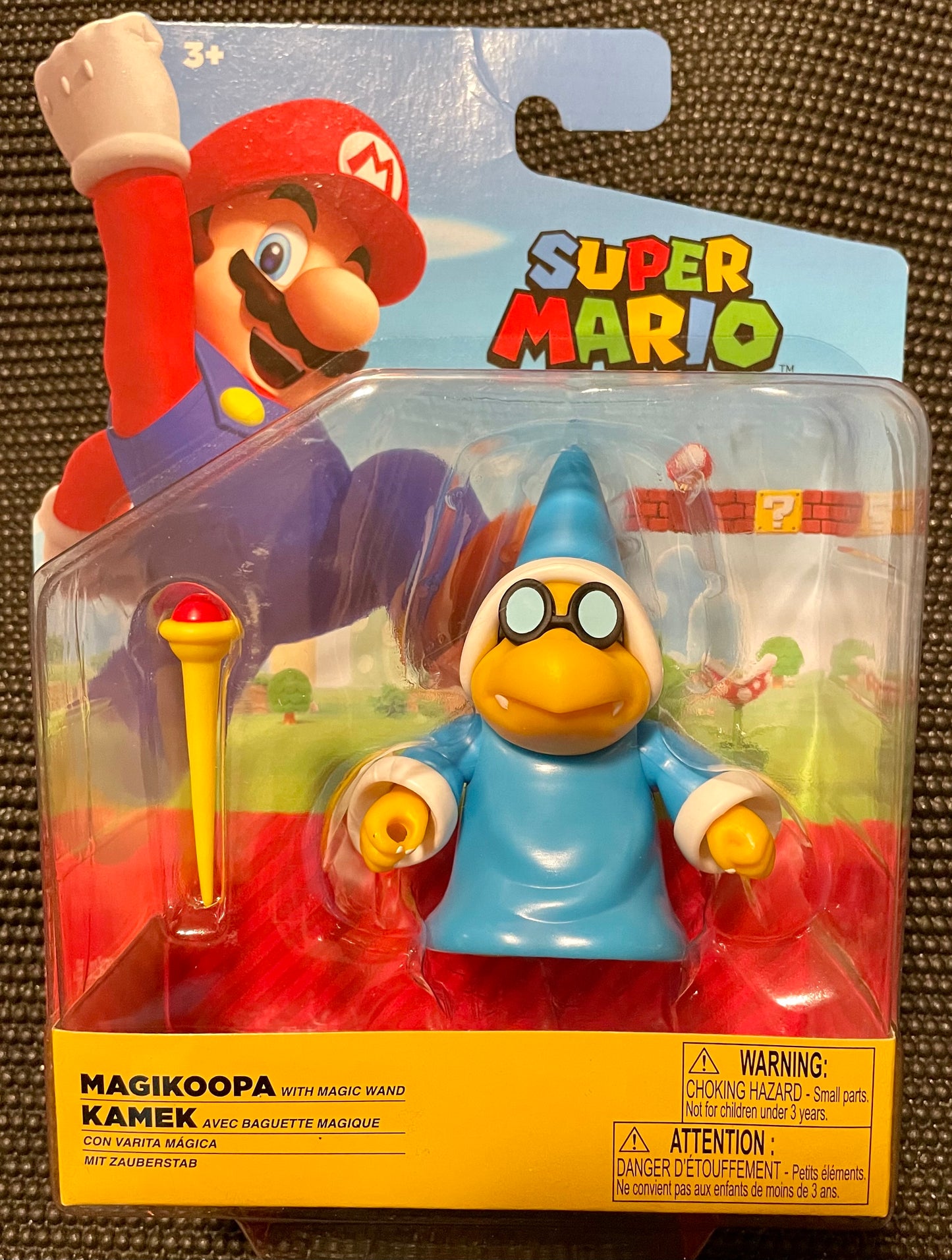 Super Mario Magikoopa with Magic Wand 4” Figure Jakks Pacific World of Nintendo