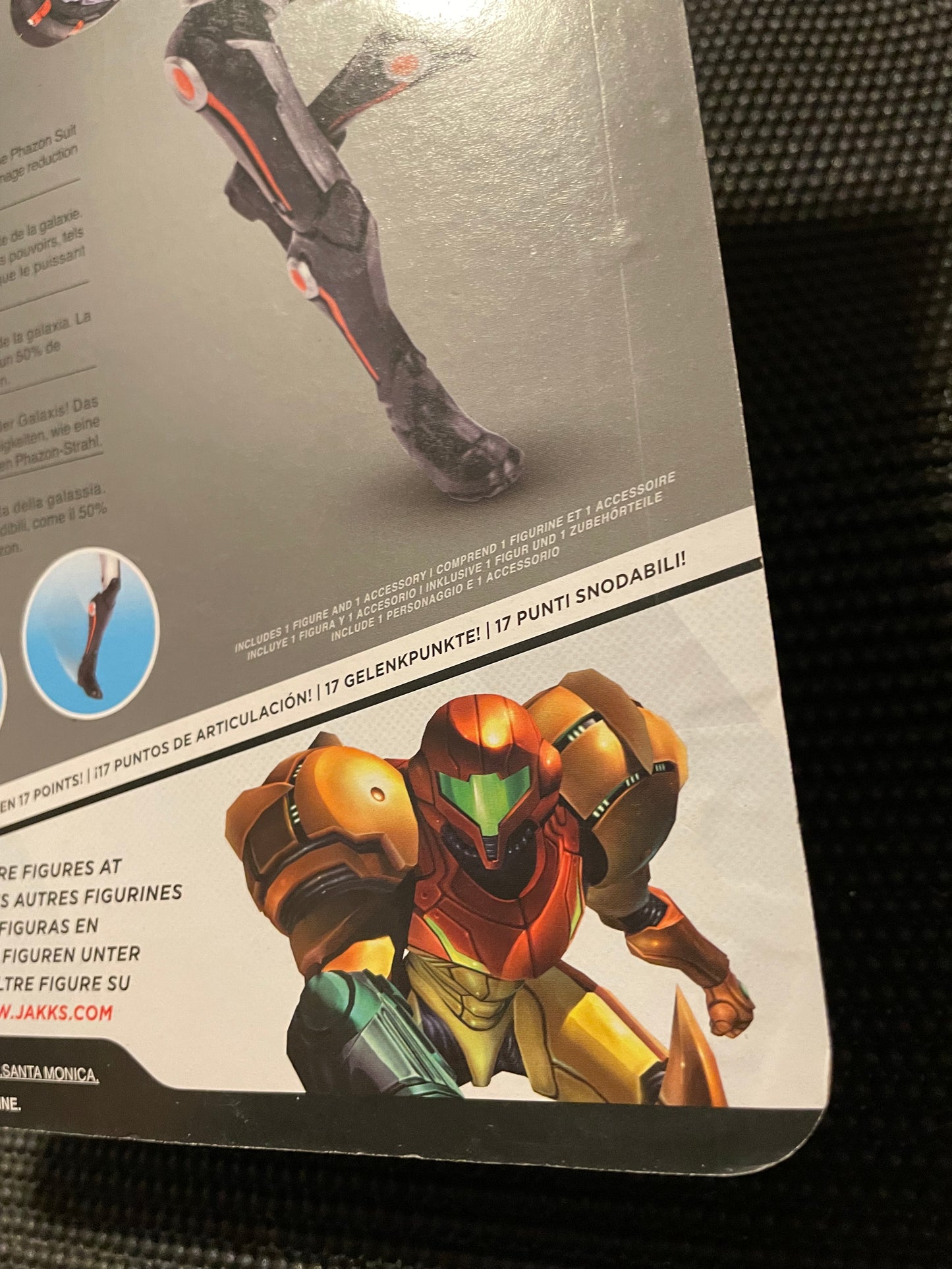 Nintendo Metroid Samus Aran Phazon Suit with Morph Ball Jakks Pacific 4” Figure