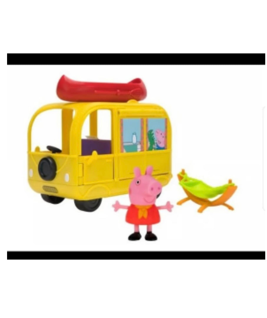 Peppa Pig Peppa’s Play N’ Go Campervan with Removable Canoe & Figure - Retired