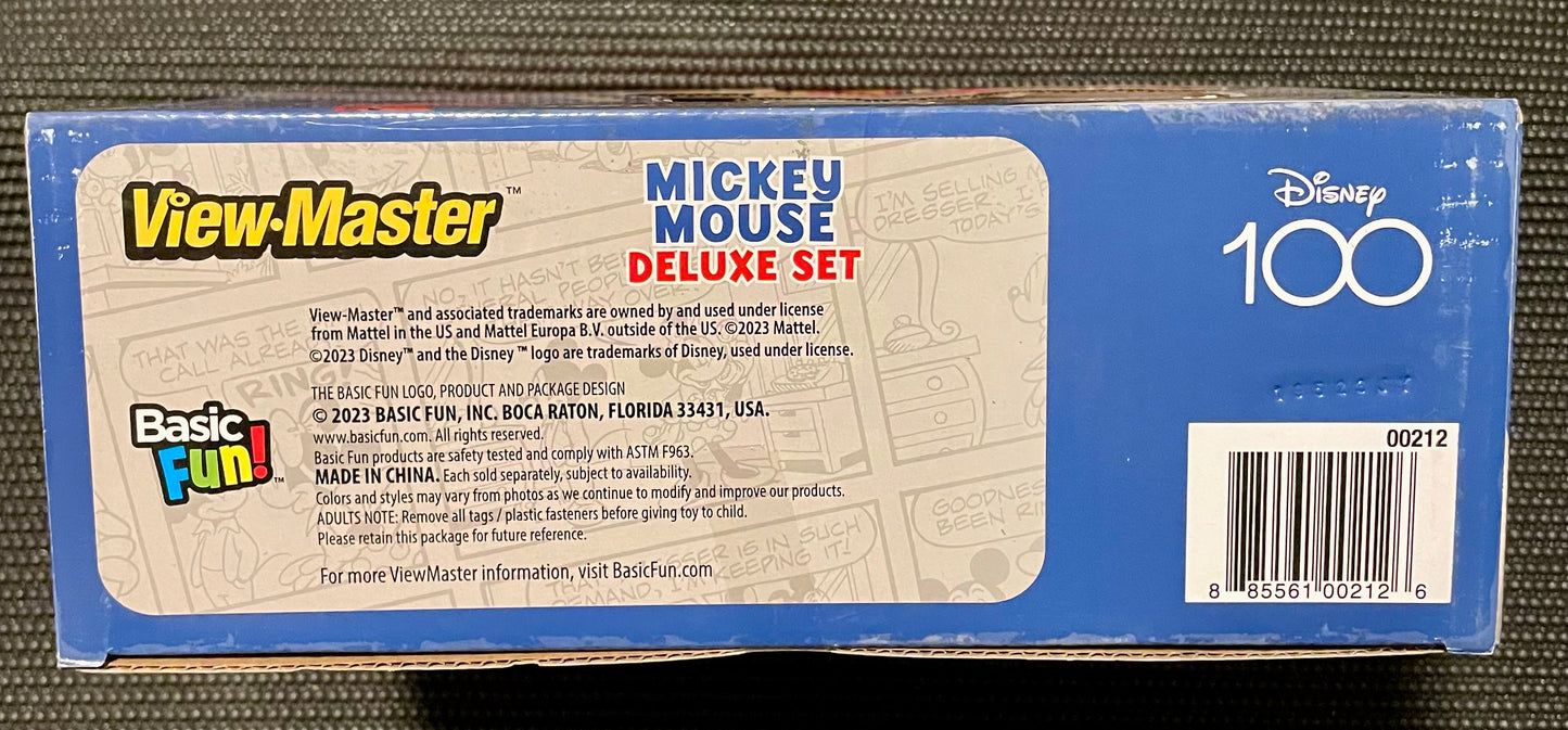 Disney 100 View Master 3D Mickey Mouse Deluxe Set