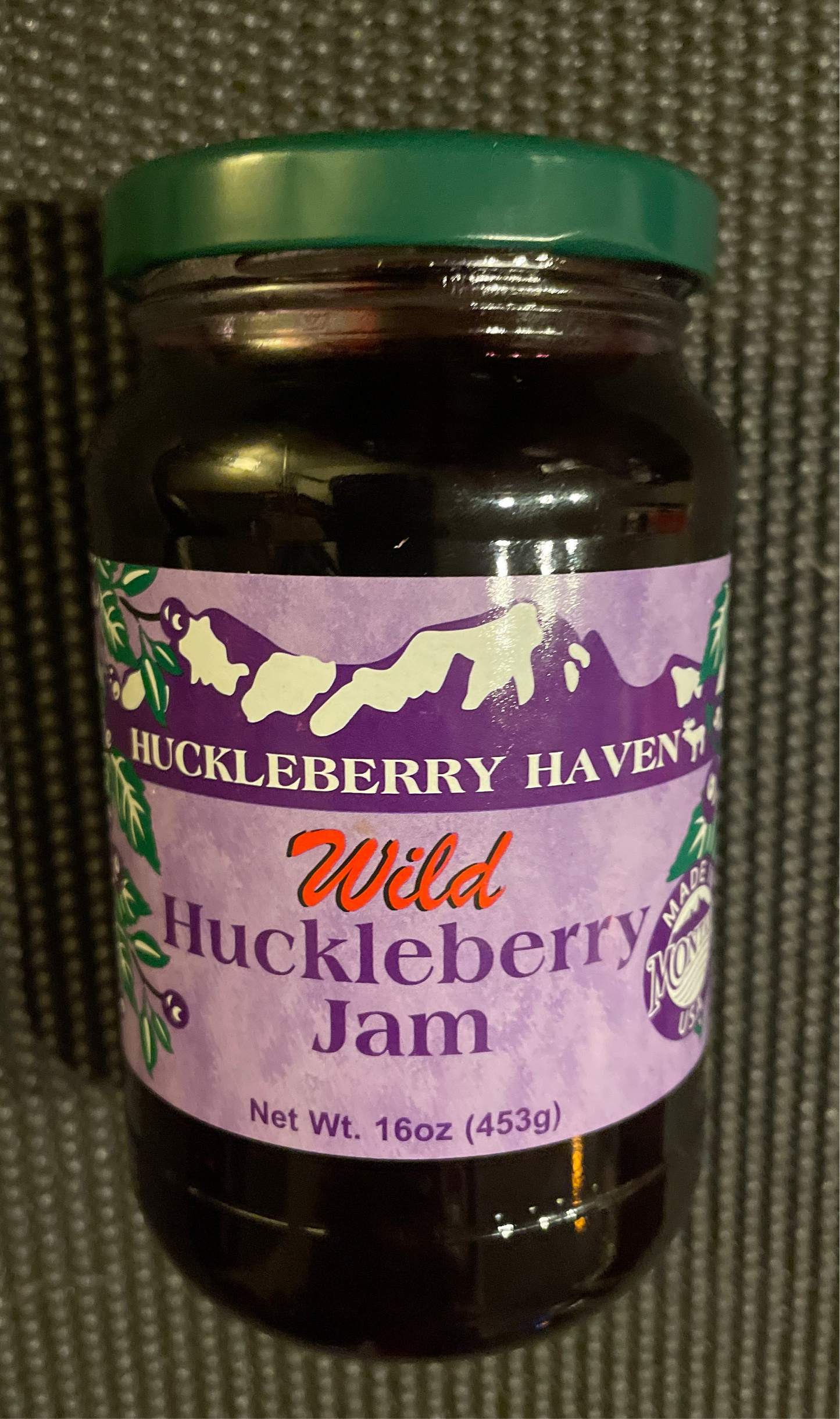 Huckleberry Haven Wild Huckleberry Jam