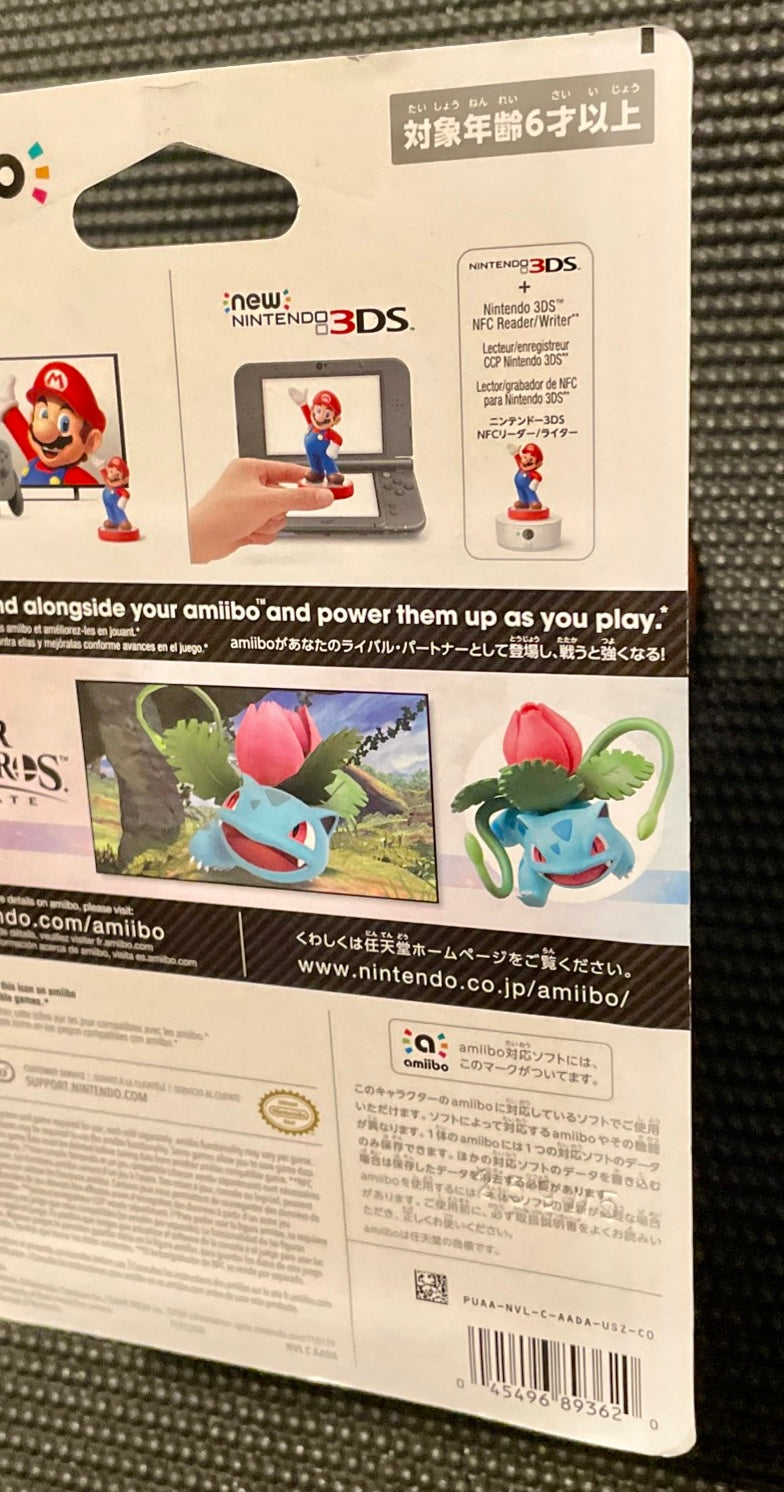 Nintendo Amiibo Ivysaur Super Smash Bros. Series