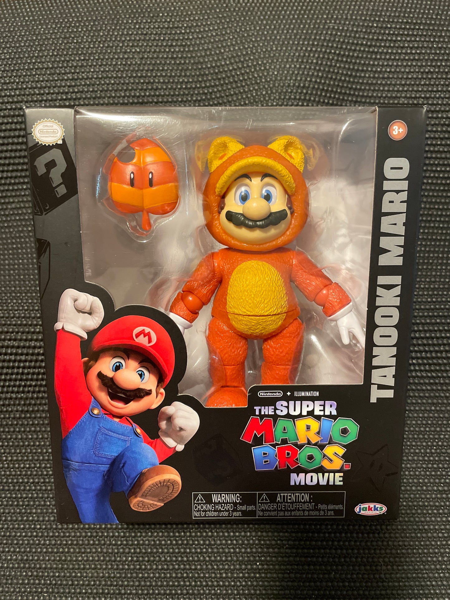 Super Mario Bros. Movie Tanooki Mario 5” Action Figure Jakks Pacific