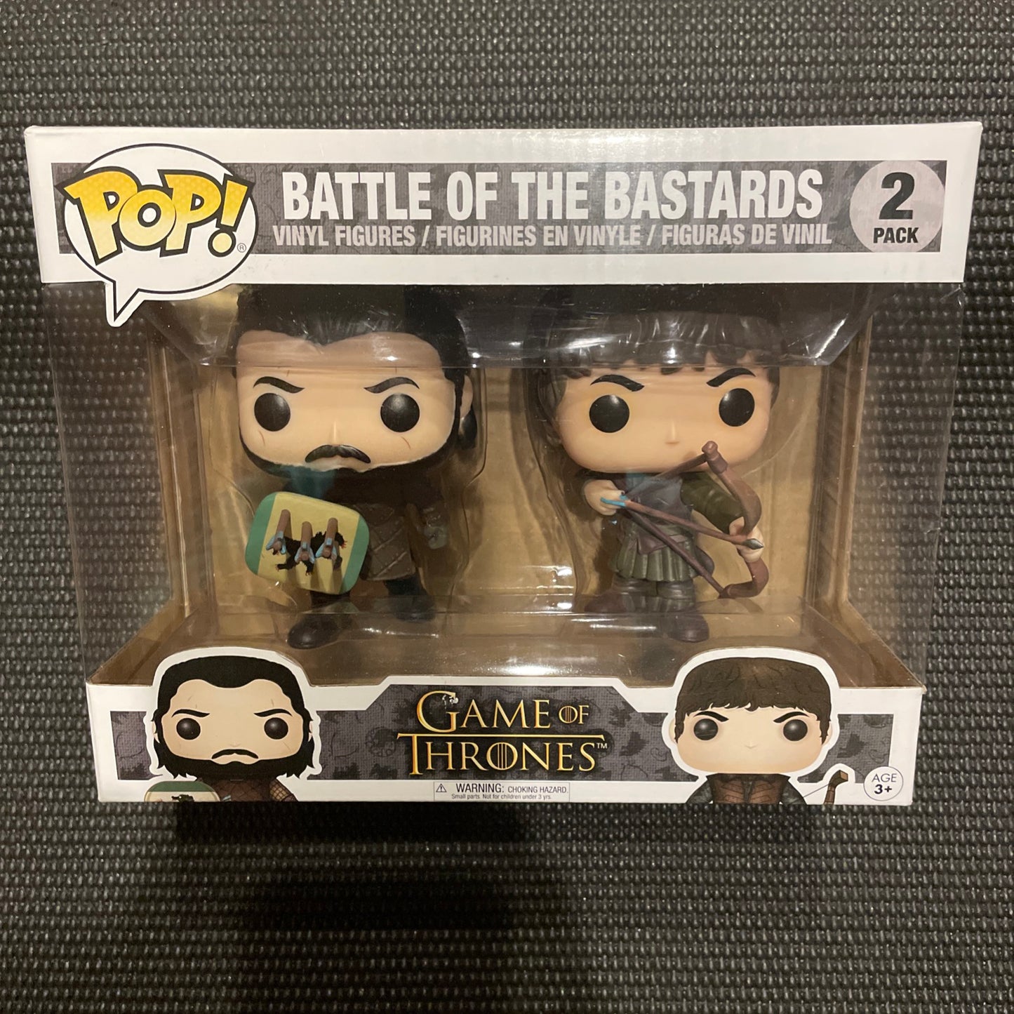Funko Pop Battle Of The Bastards 2 Pack Game Of Thrones Ramsay Bolton Jon Snow
