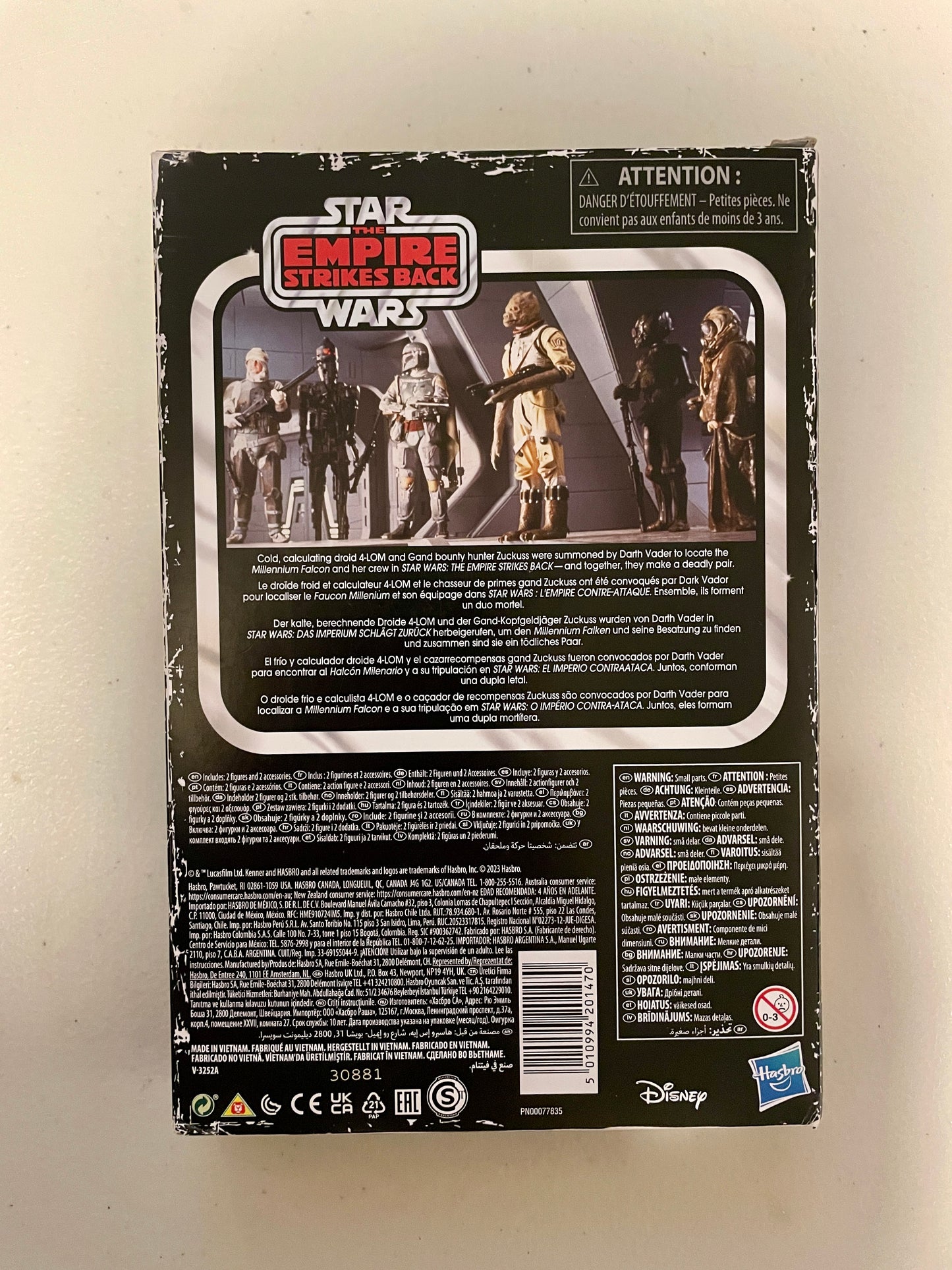 Star Wars Retro Collection The Empire Strikes Back Zuckuss & 4-LOM Figures 2-Pack