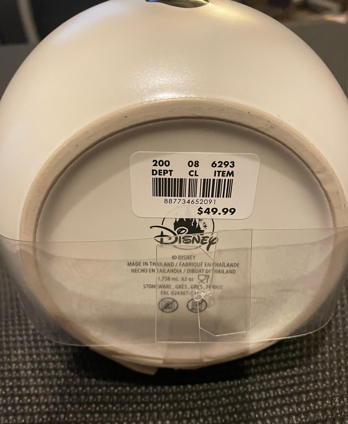 Disney Store Mickey Mouse Snowman Cookie Jar 2023 Limited Edition