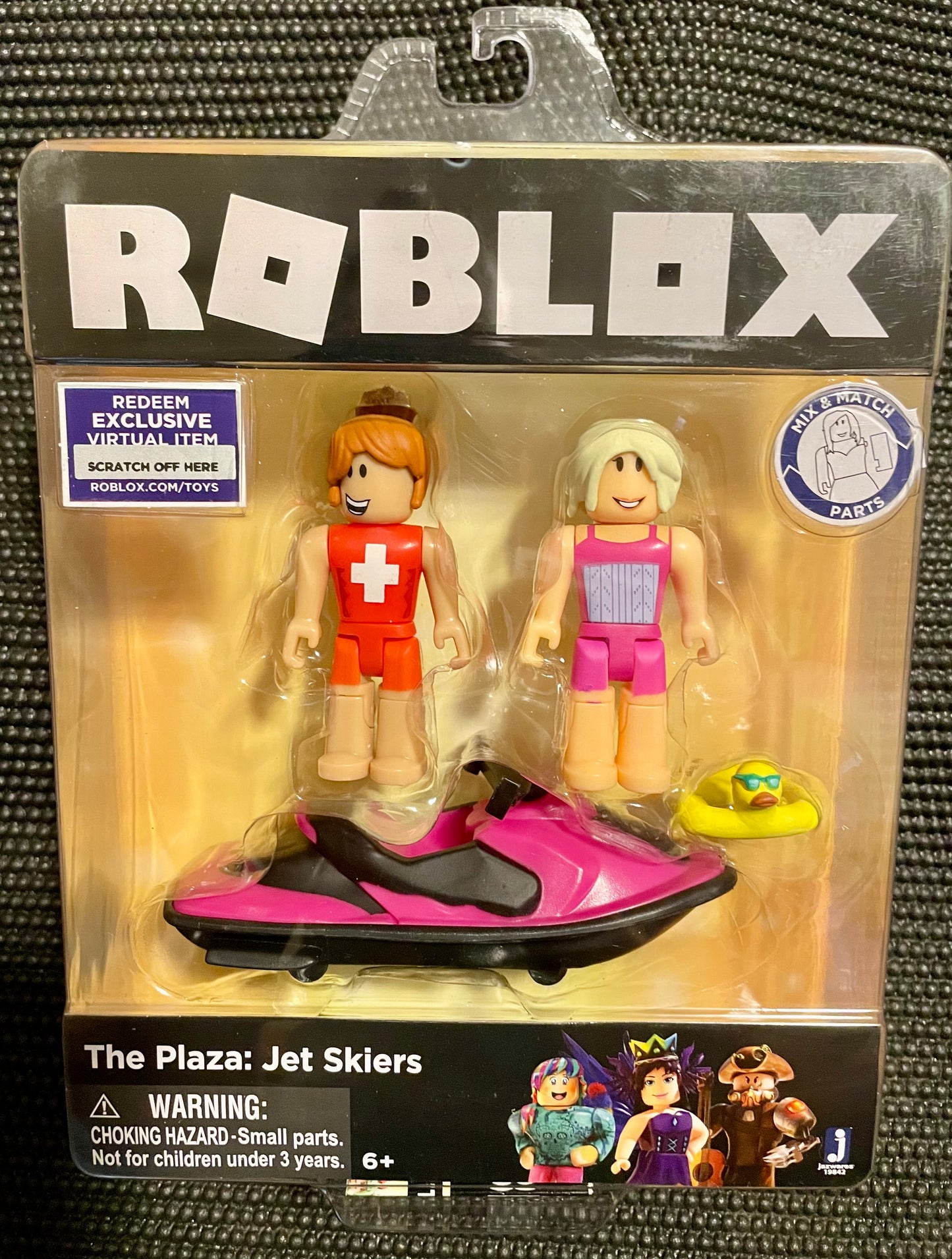 Roblox The Plaza: Jet Skiers Action Figures Set with Exclusive Virtual Item Code