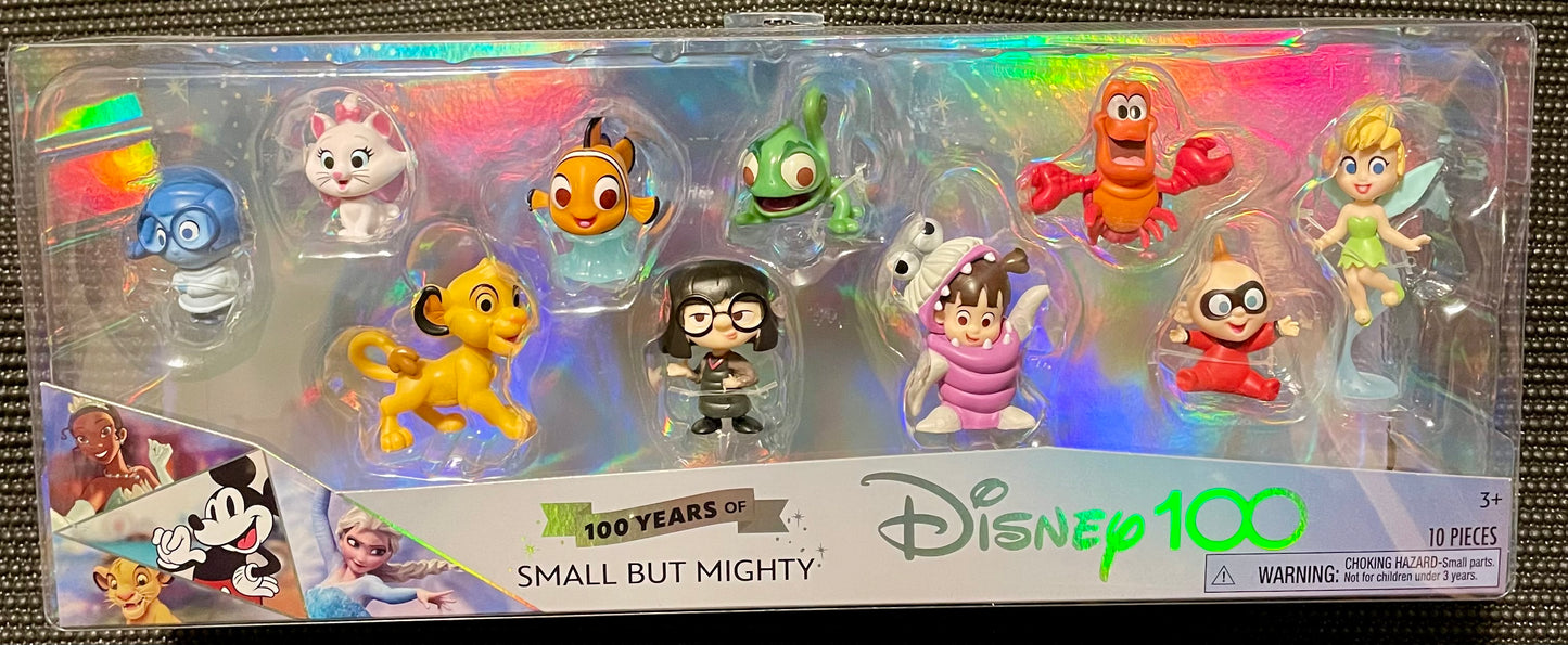 Disney 100 Years of Small But Mighty Limited Edition 10 Piece Figure Set Just Play