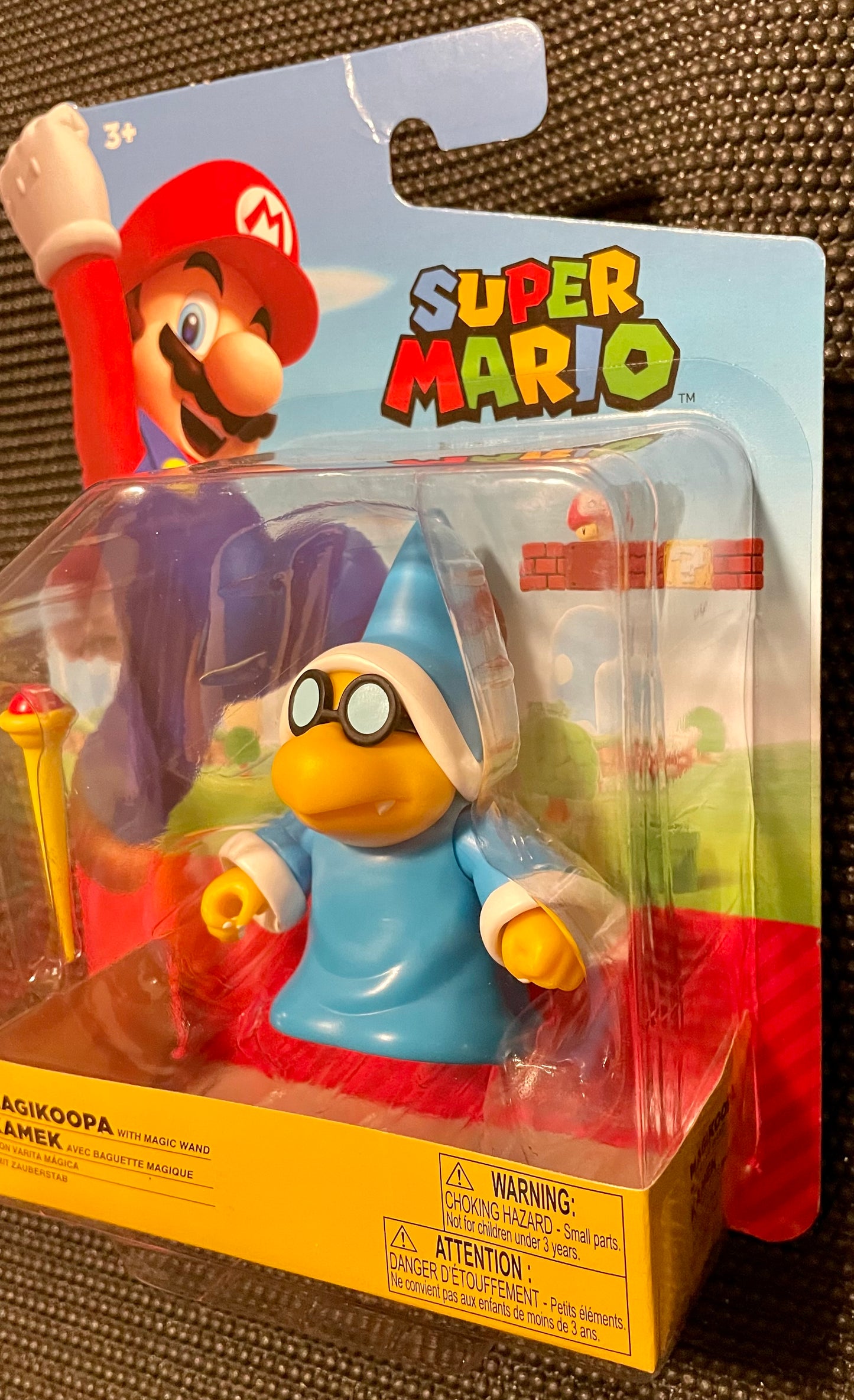 Super Mario Magikoopa with Magic Wand 4” Figure Jakks Pacific World of Nintendo