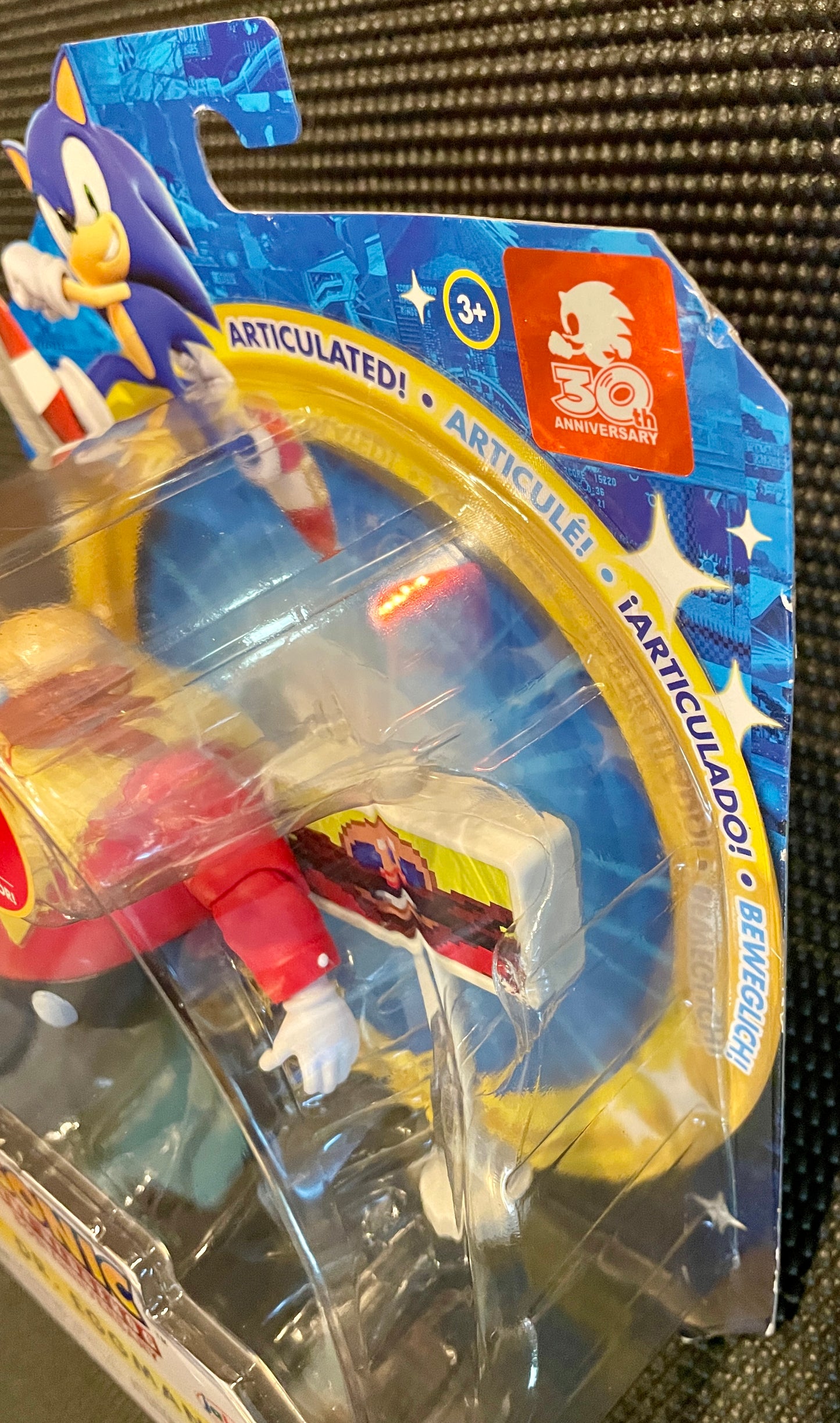 Sonic the Hedgehog Dr. Eggman with Goal Plate 4” Action Figure Jakks Pacific