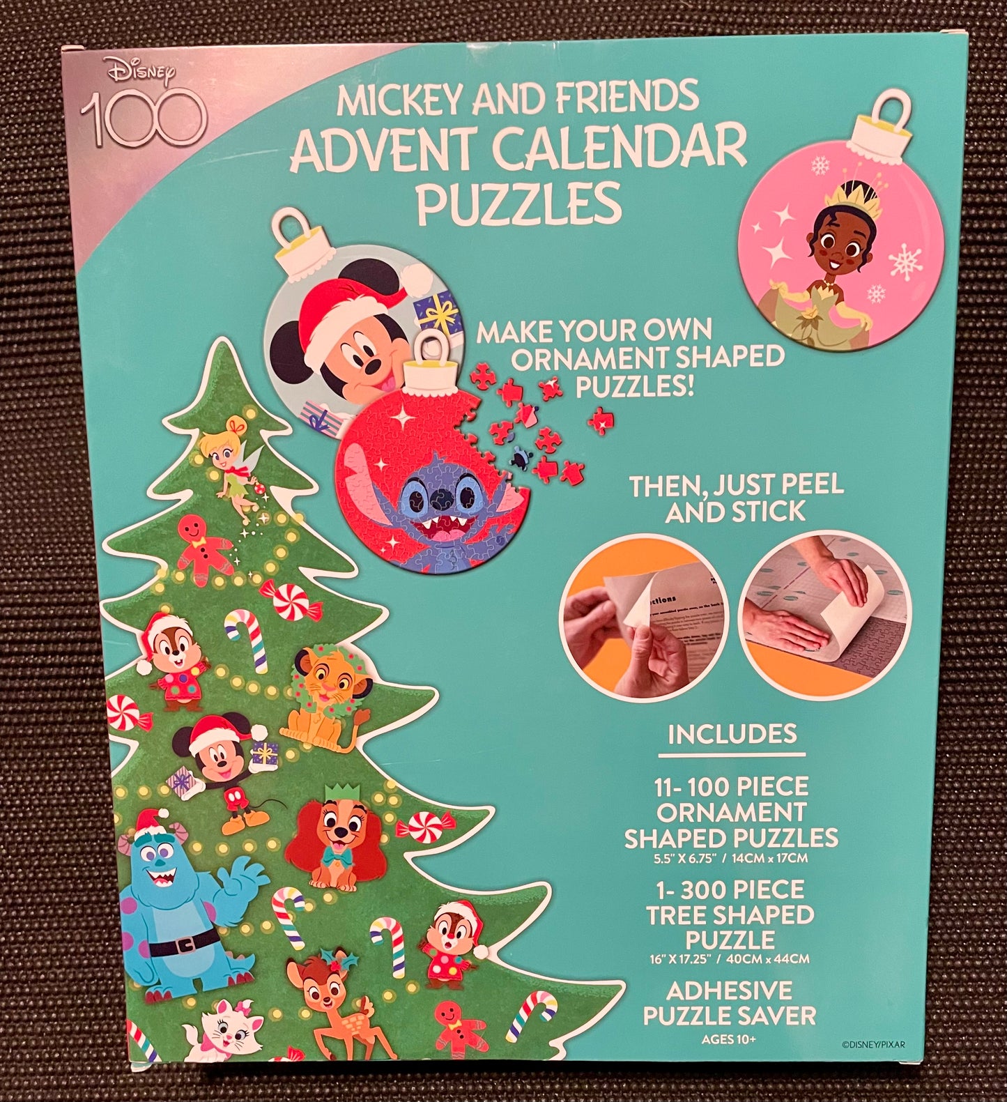 Disney 100 Mickey and Friends Advent Calendar Puzzles 2023 Ceaco