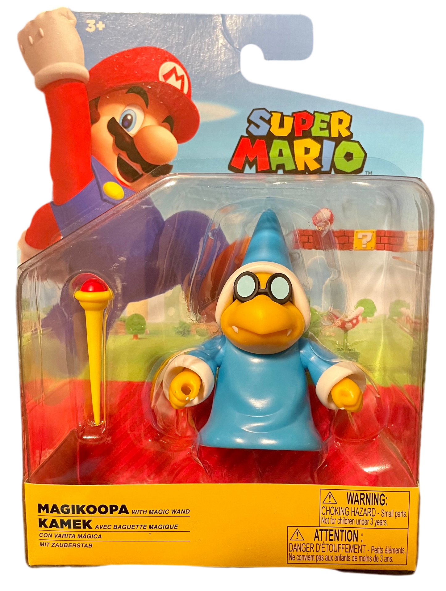 Super Mario Magikoopa with Magic Wand 4” Figure Jakks Pacific World of Nintendo