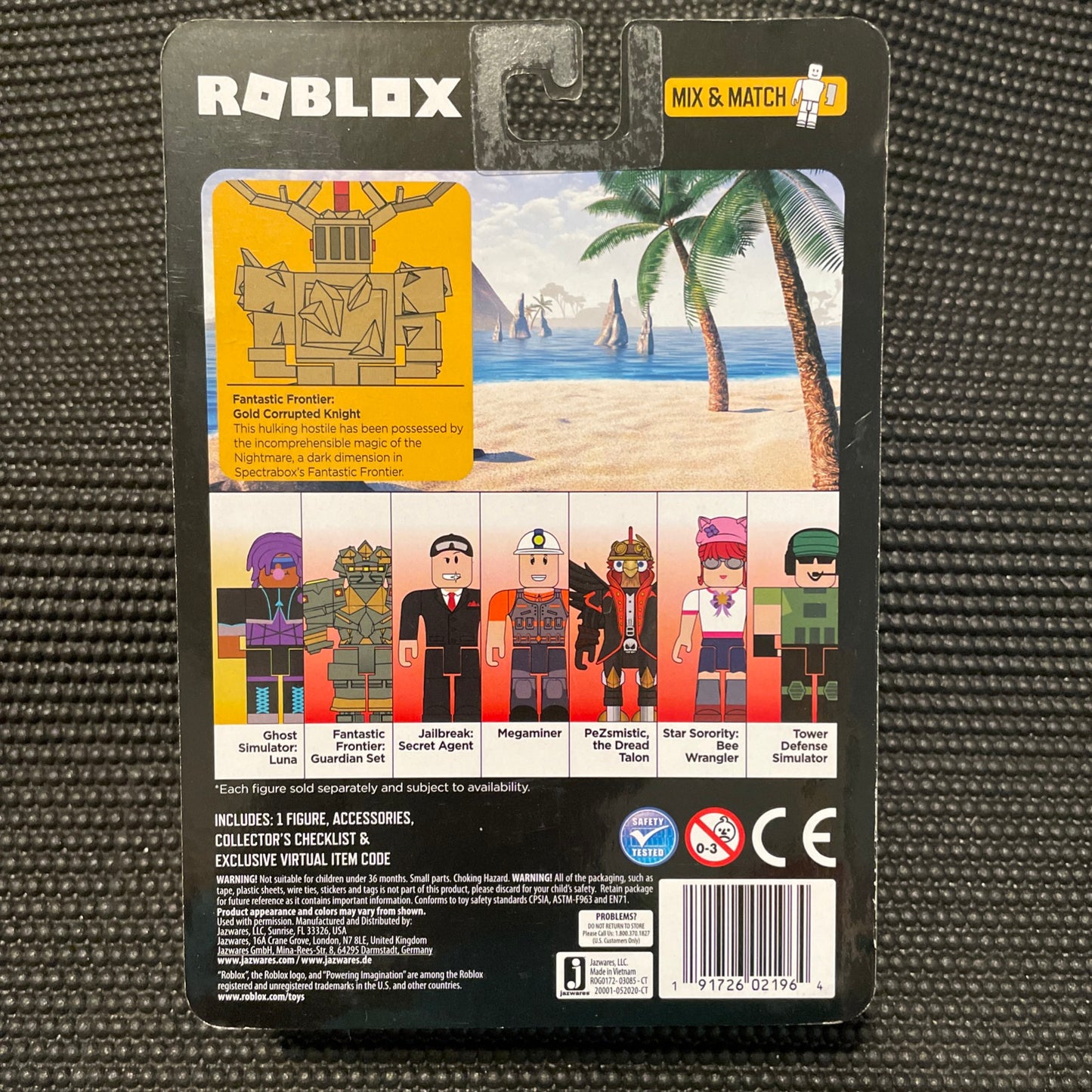 Roblox Fantastic Frontier: Gold Corrupted Knight with Exclusive Virtual Item