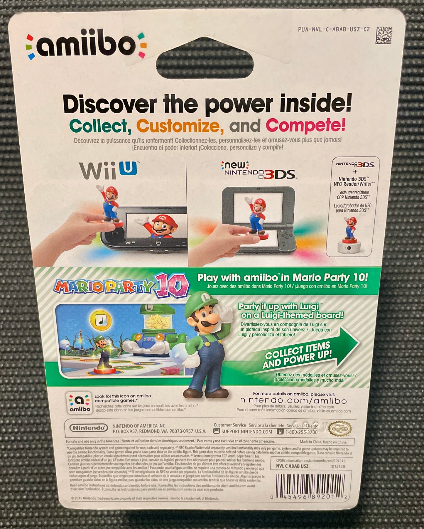 Nintendo Amiibo Luigi Super Mario Series