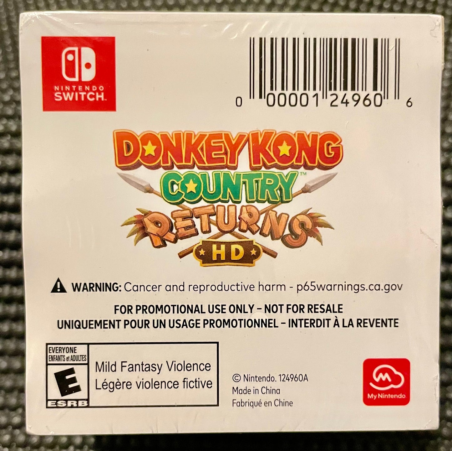 My Nintendo Rewards Donkey Kong Country HD Sticky Notes Cube