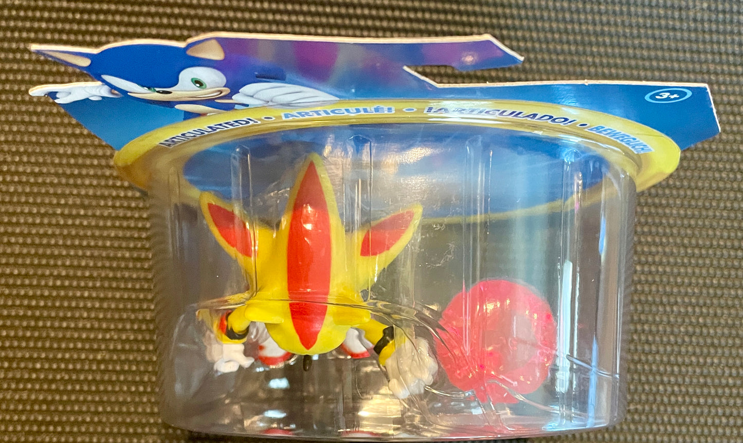 Sonic the Hedgehog Super Shadow with Chaos Emerald 4” Action Figure Jakks Pacific