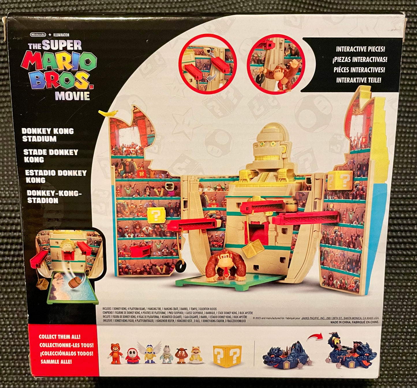 Super Mario Bros. Movie Donkey Kong Stadium Playset with Donkey Kong Mini Figure