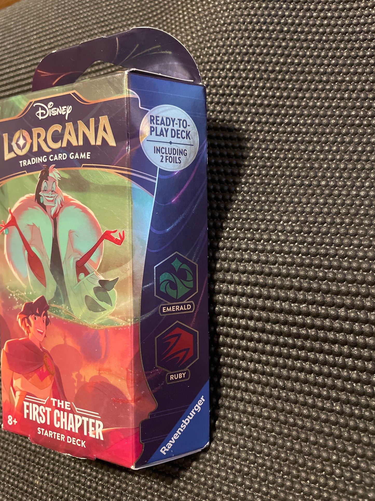 Disney Lorcana Trading Card Game The First Chapter Starter Deck Emerald Ruby 1st Print Ravensburger