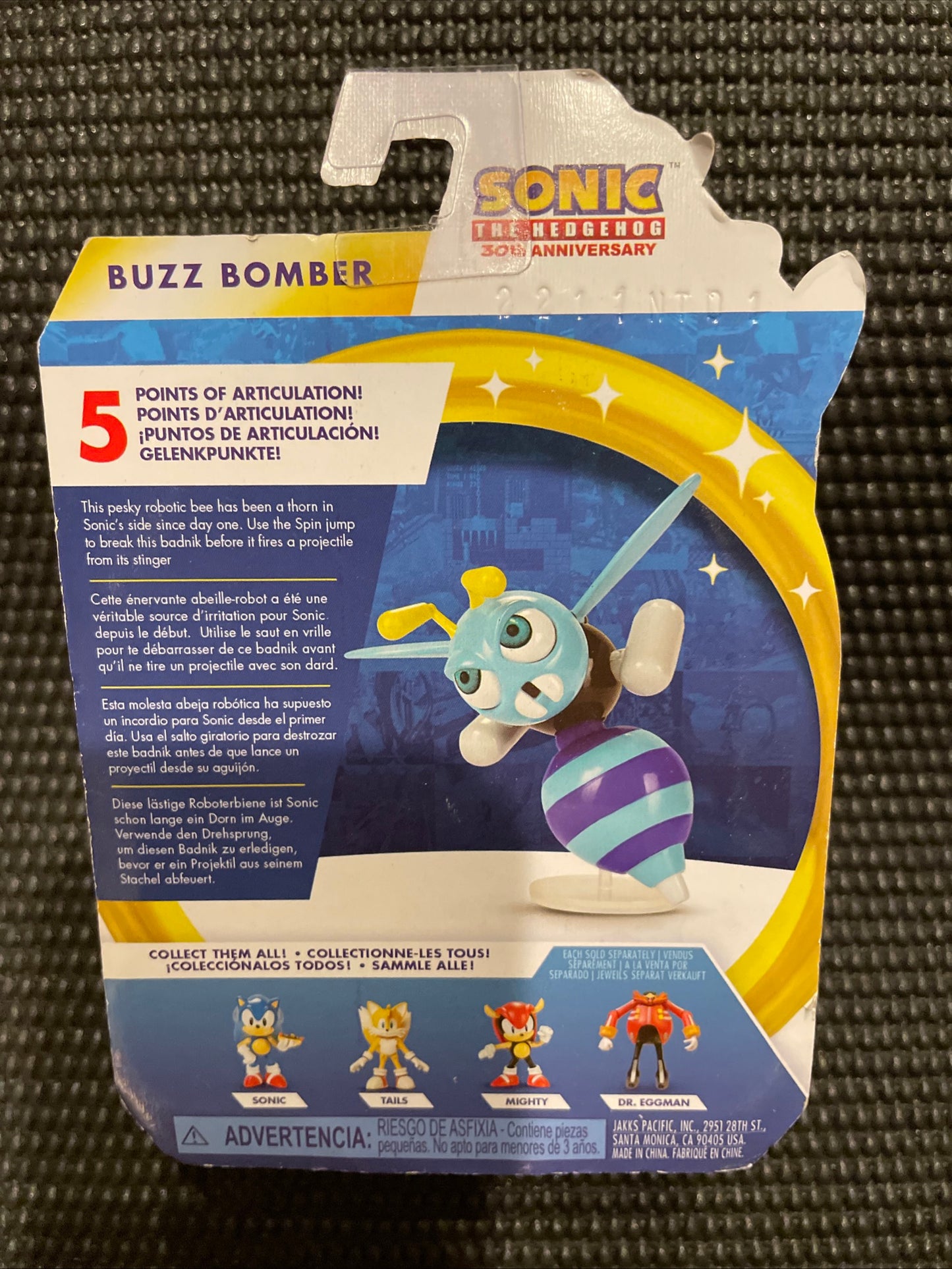 Sonic the Hedgehog Buzz Bomber 2.5” Action Figure Jakks Pacific