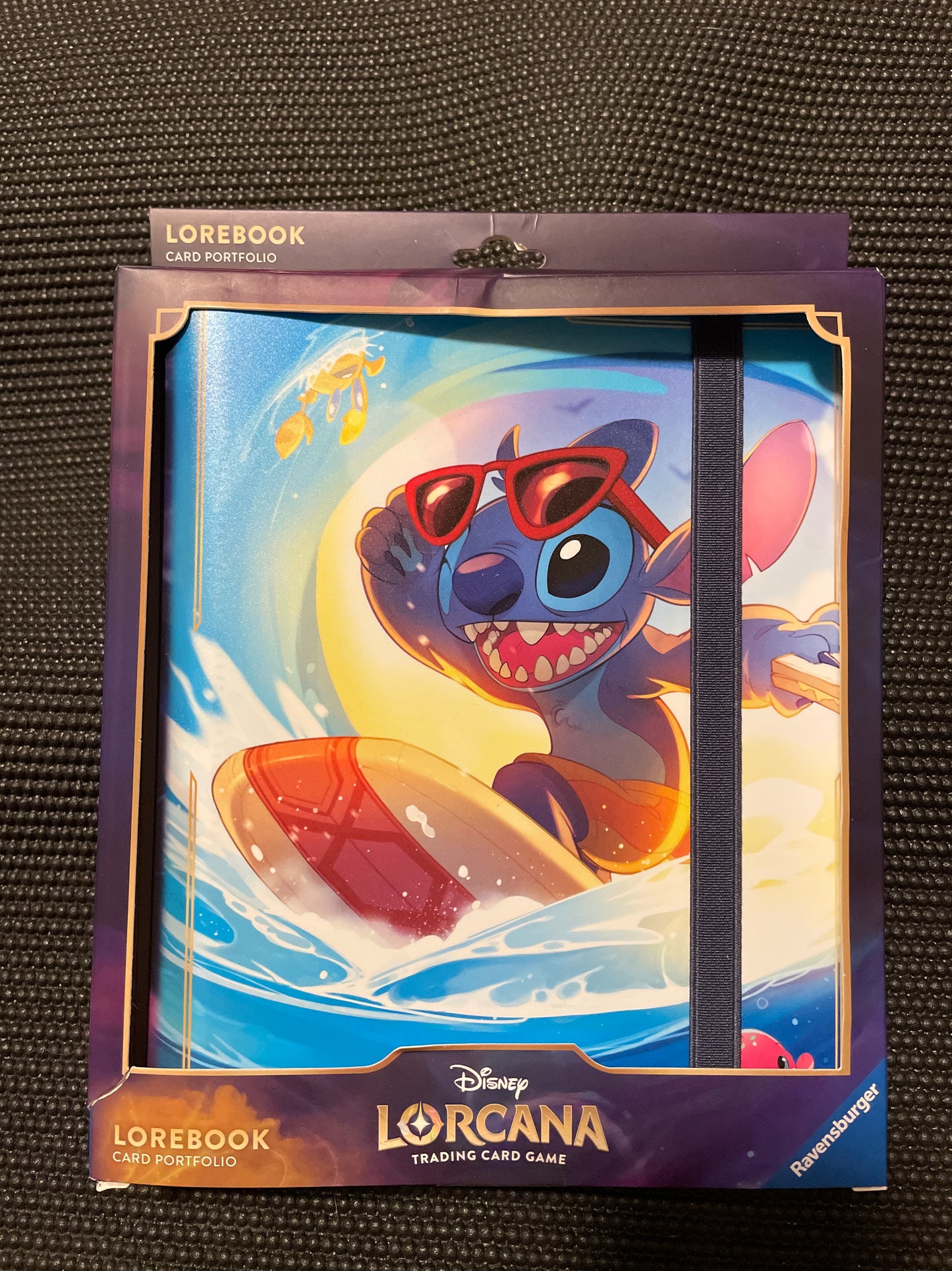 Disney Lorcana Trading Card Game Lorebook Card Portfolio Stitch Surfing