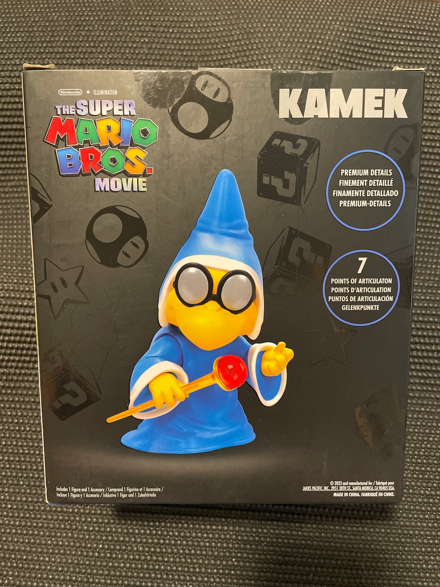 Super Mario Bros. Movie Kamek (Magikoopa) 5” Action Figure Jakks Pacific