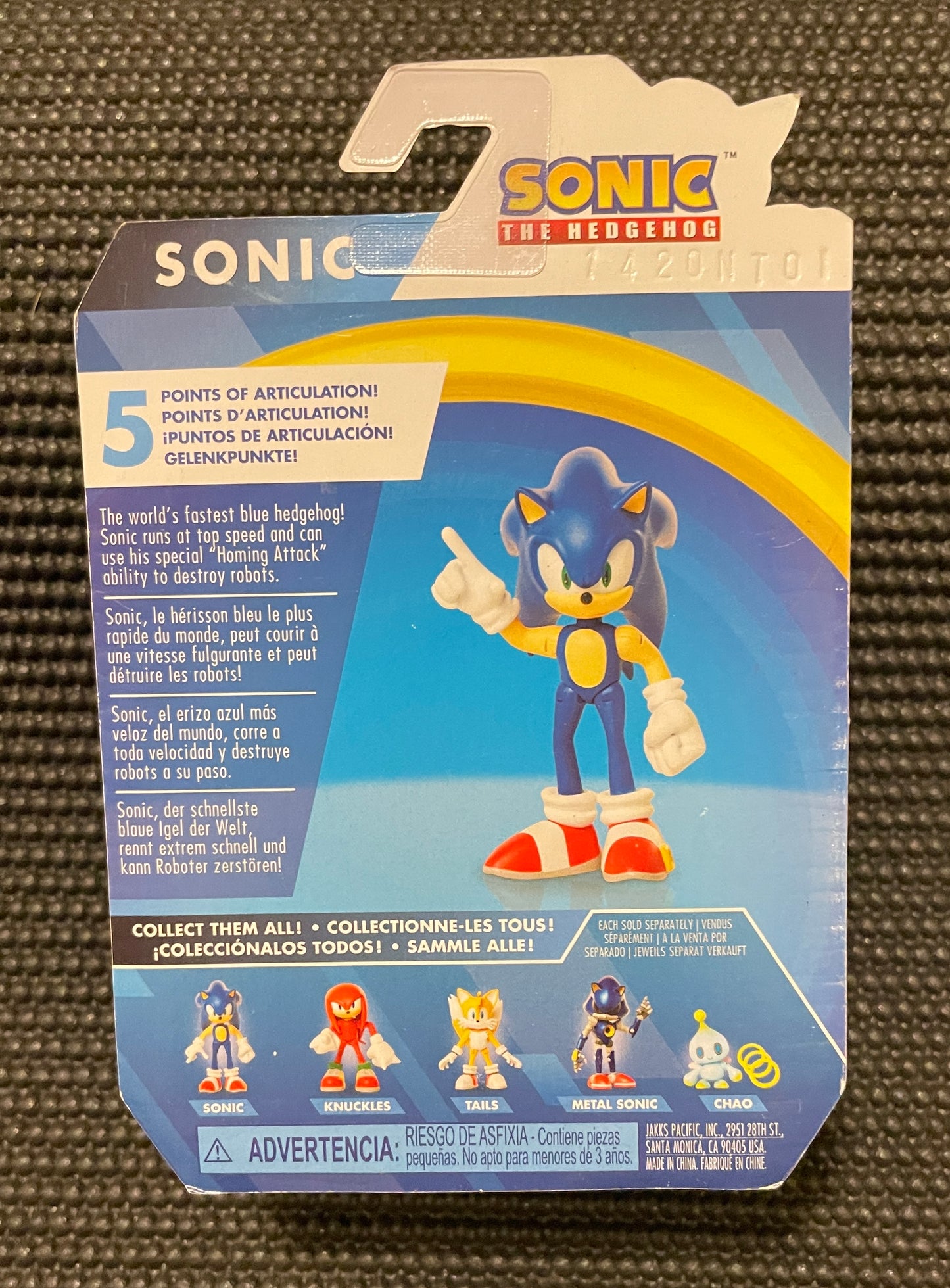 Sonic the Hedgehog Sonic 2.5” Action Figure Jakks Pacific