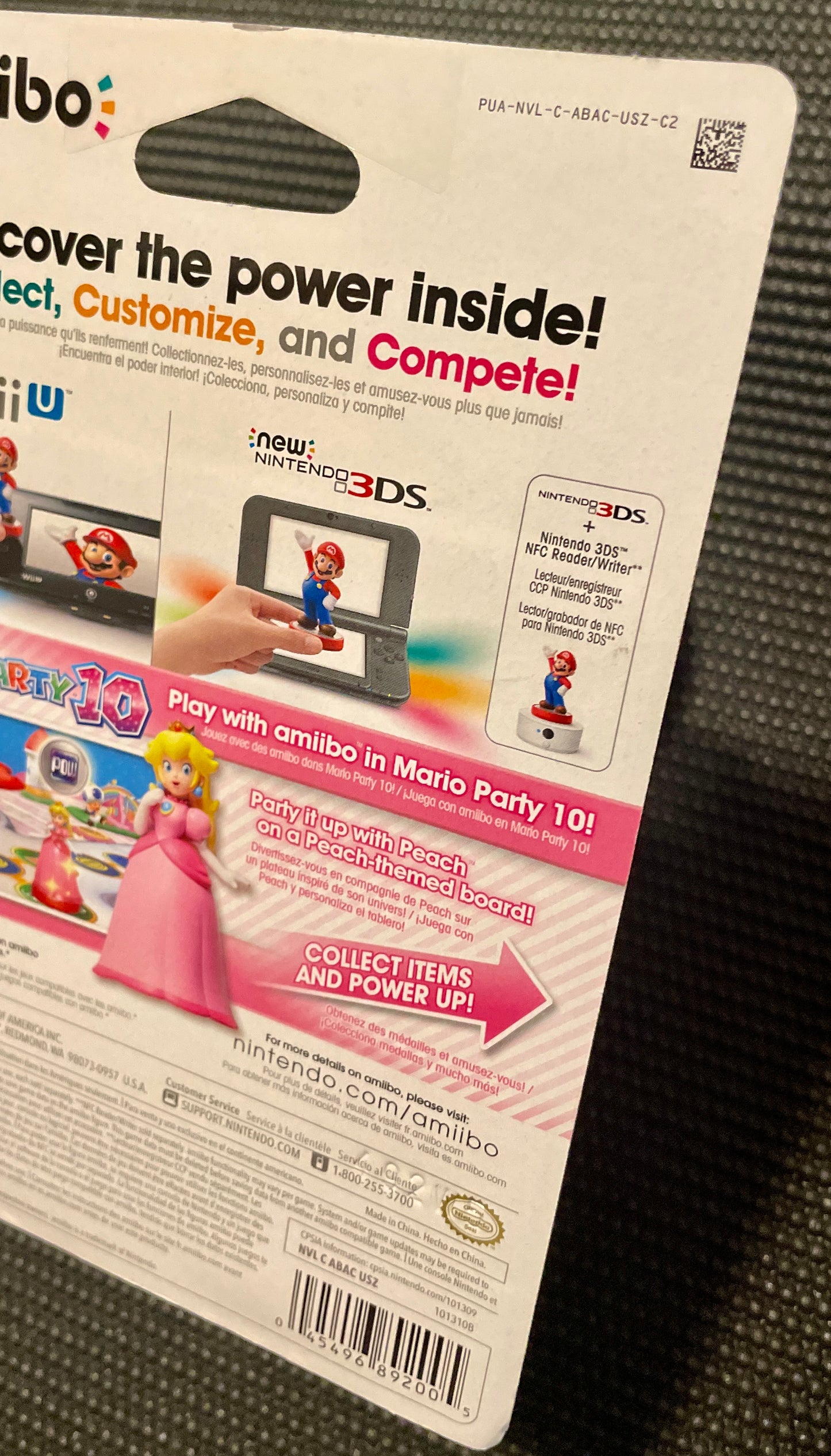 Nintendo Amiibo Princess Peach Super Mario Series