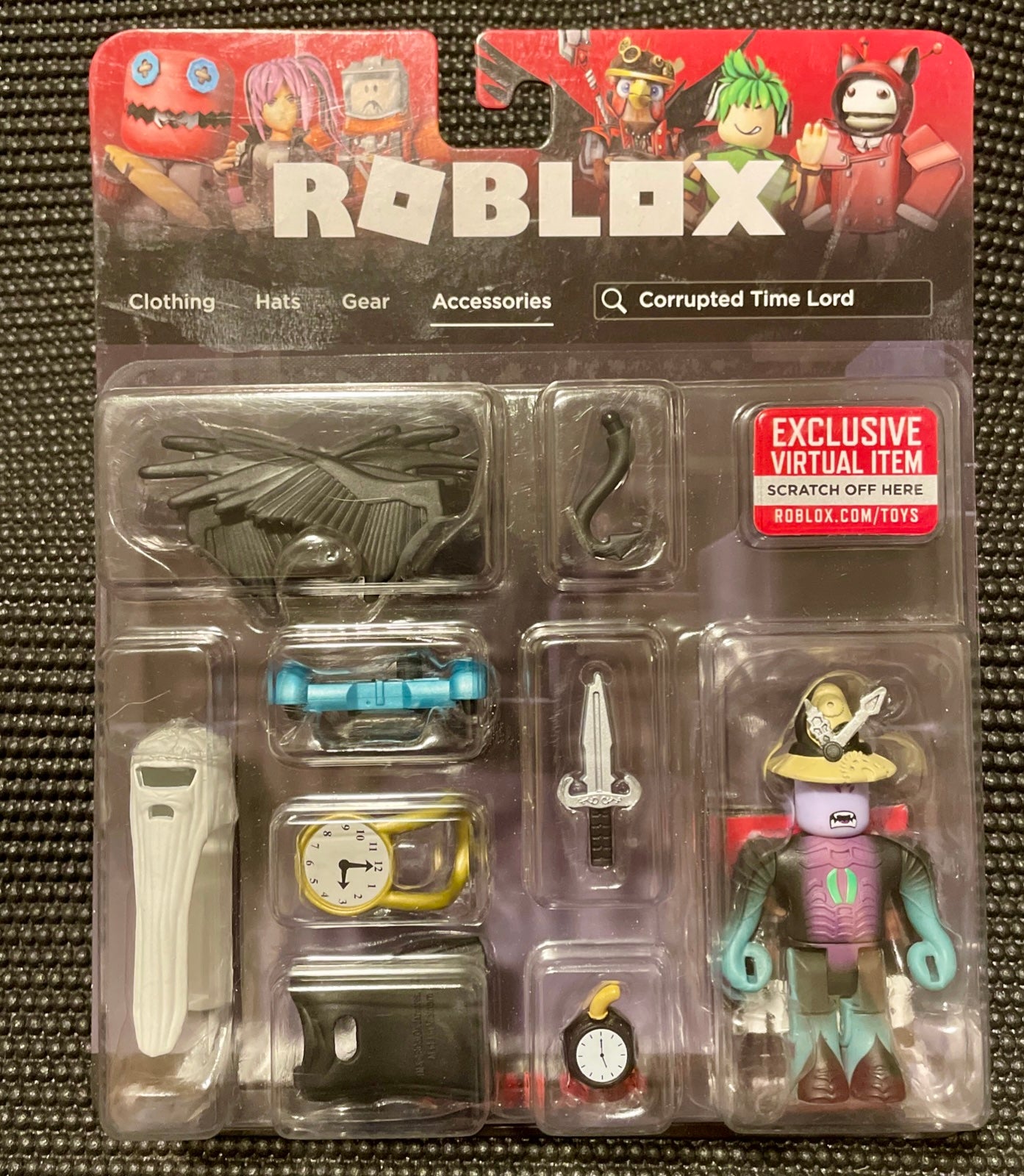 Roblox Avatar Shop Corrupted Time Lord + Exclusive Virtual Item - Rare