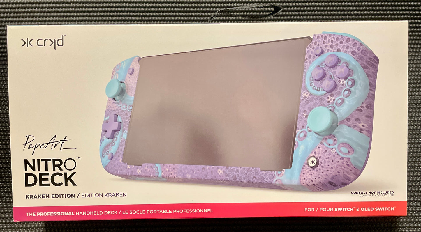 CRKD Limited Run Nitro Deck PopeArt Kraken Edition Limited Out Of 500 Nintendo Switch