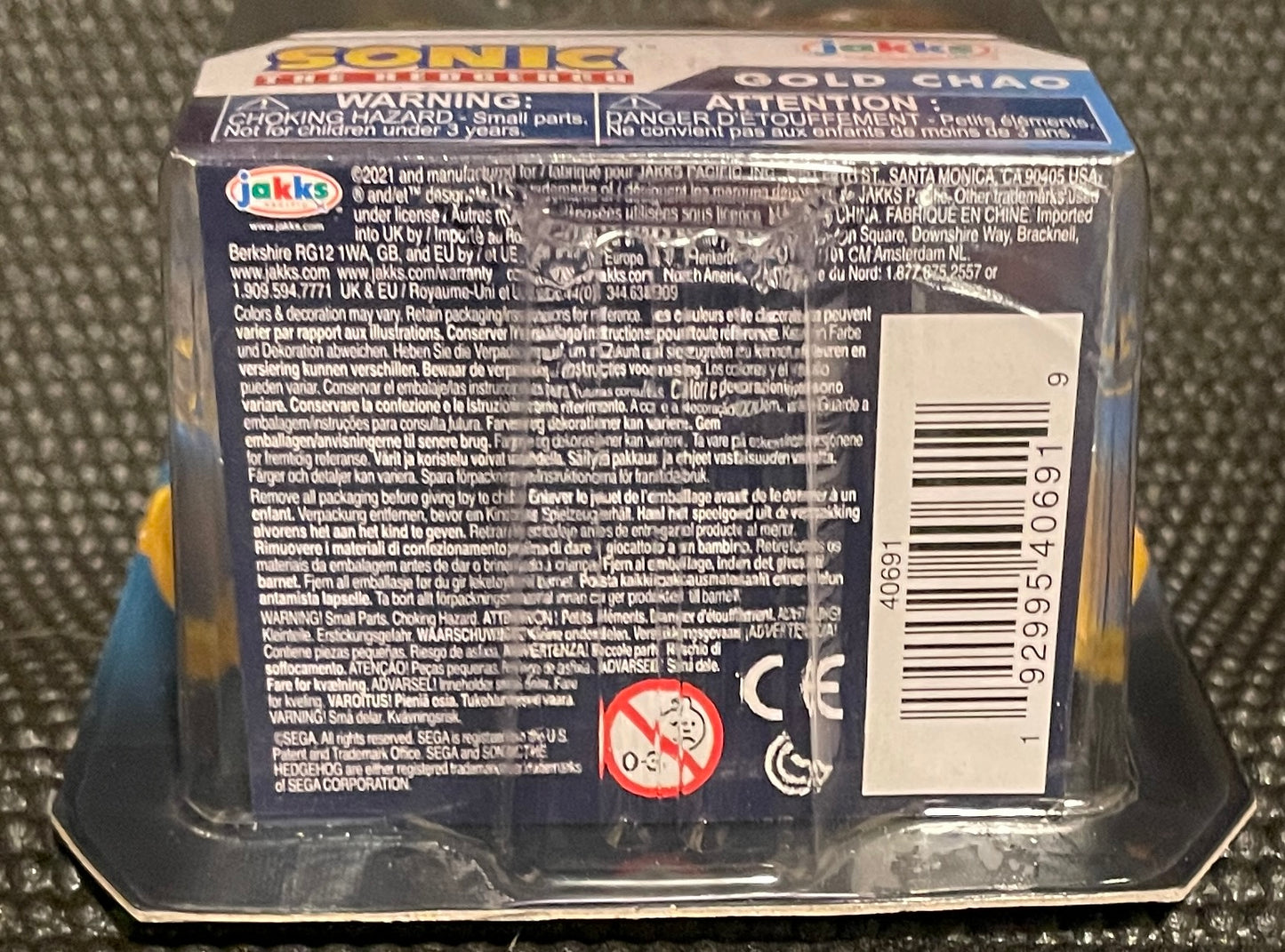 Sonic the Hedgehog Gold Chao 2.5” Action Figure Jakks Pacific