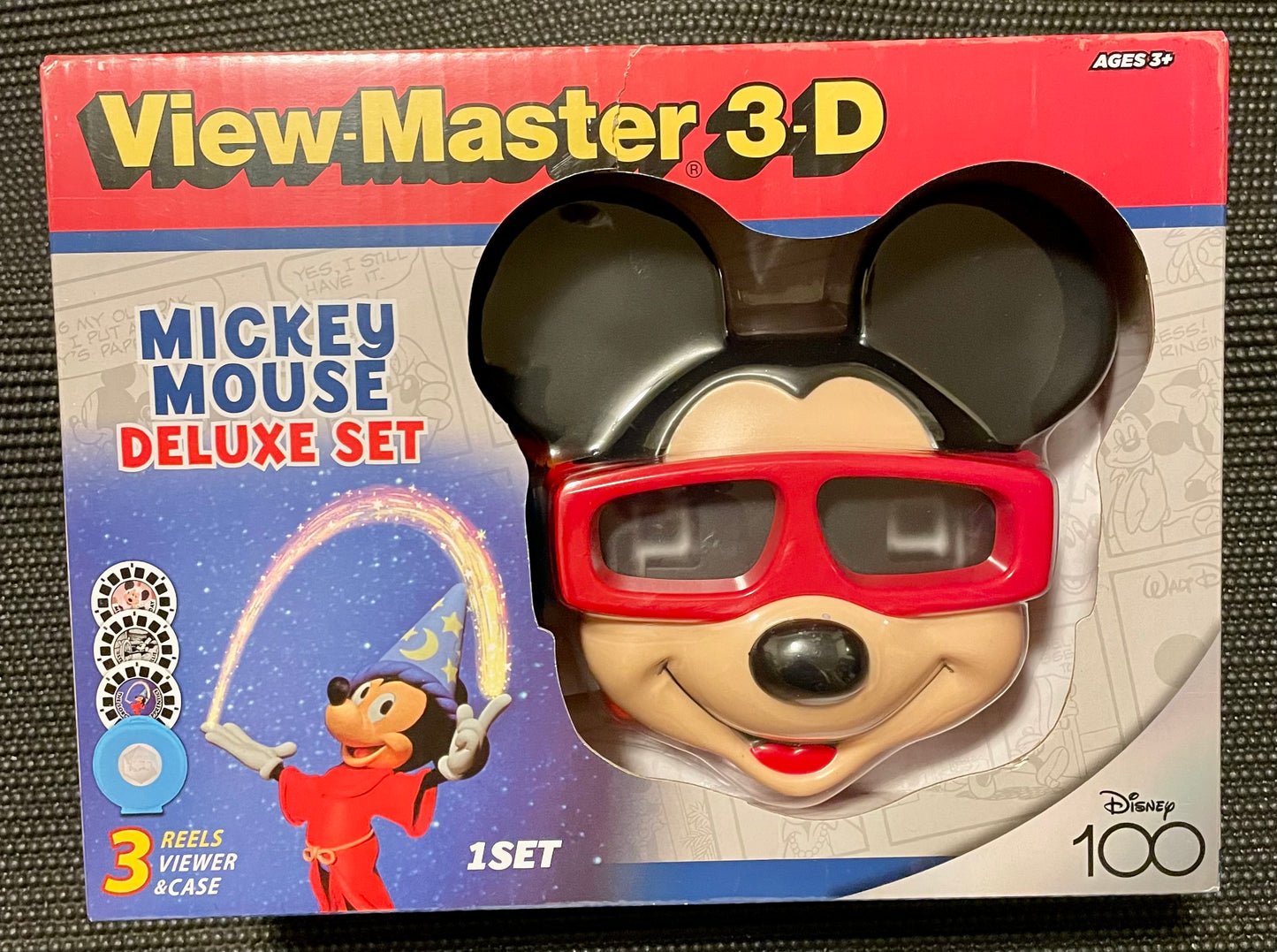 Disney 100 View Master 3D Mickey Mouse Deluxe Set