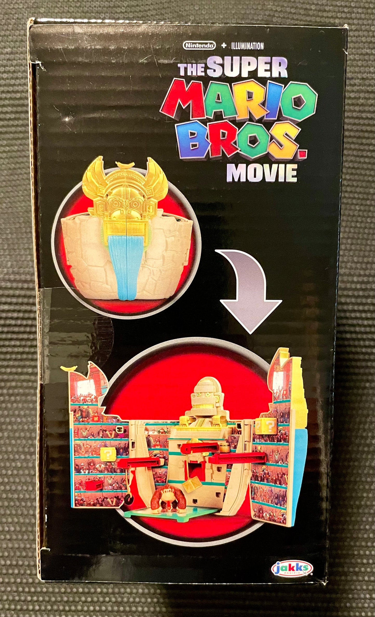 Super Mario Bros. Movie Donkey Kong Stadium Playset with Donkey Kong Mini Figure