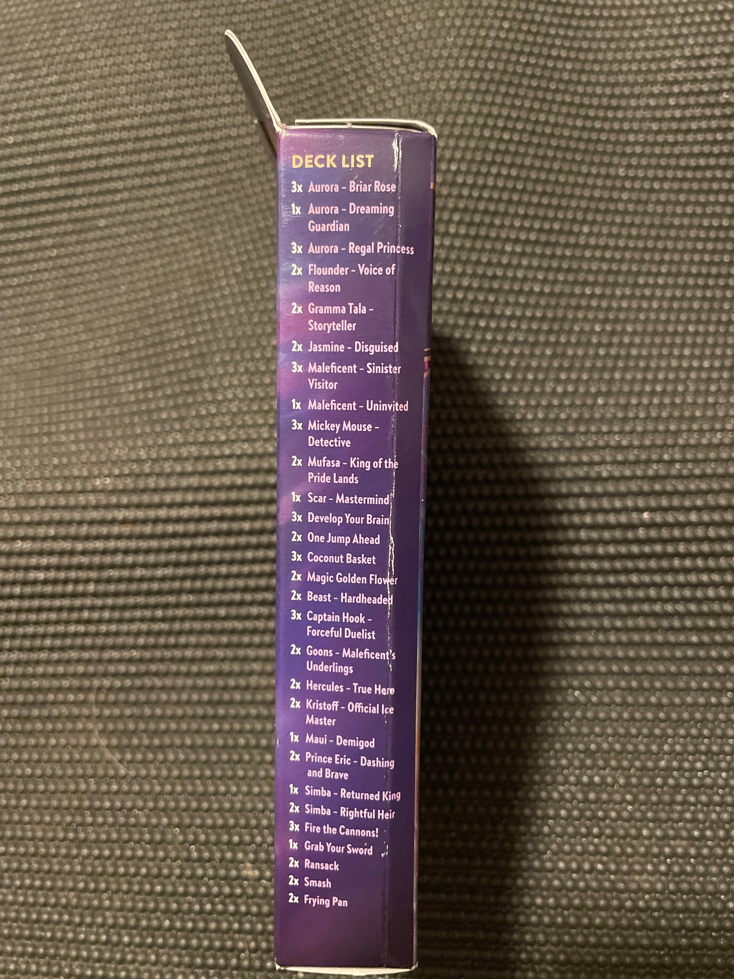 Disney Lorcana Trading Card Game The First Chapter Starter Deck Sapphire Steel 1st Print Ravensburger
