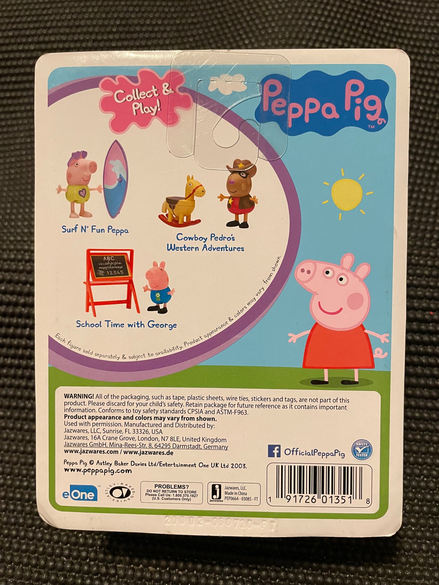 Peppa Pig Celebrate with Peppa Figure & Birthday Cake Accessory