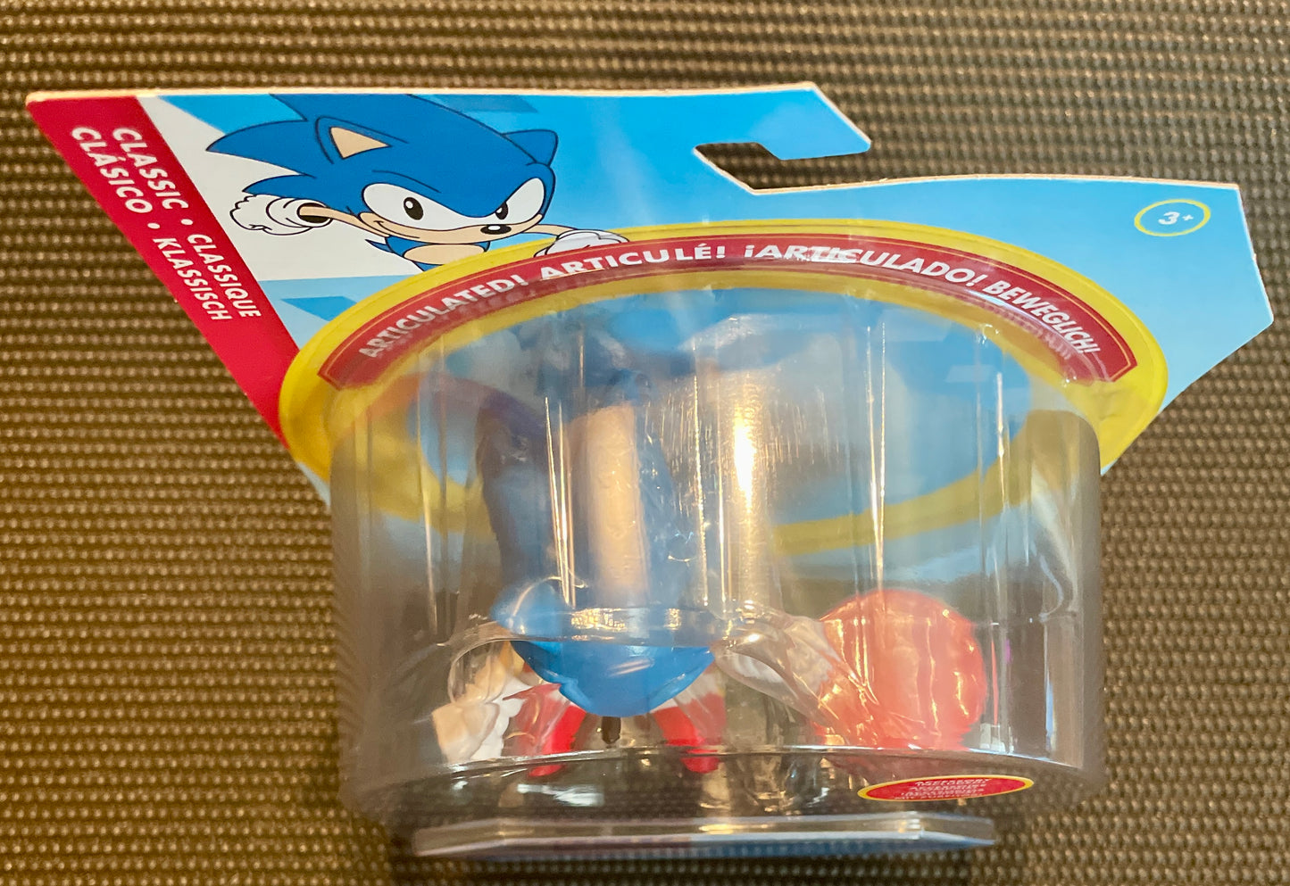 Sonic the Hedgehog Classic Sonic with Spring 4” Action Figure Jakks Pacific