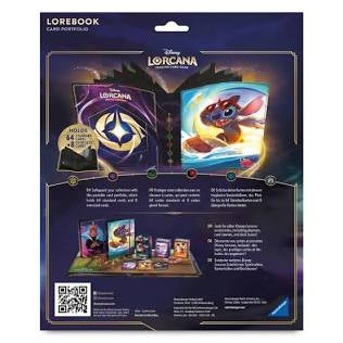 Disney Lorcana Trading Card Game Lorebook Card Portfolio Stitch Surfing