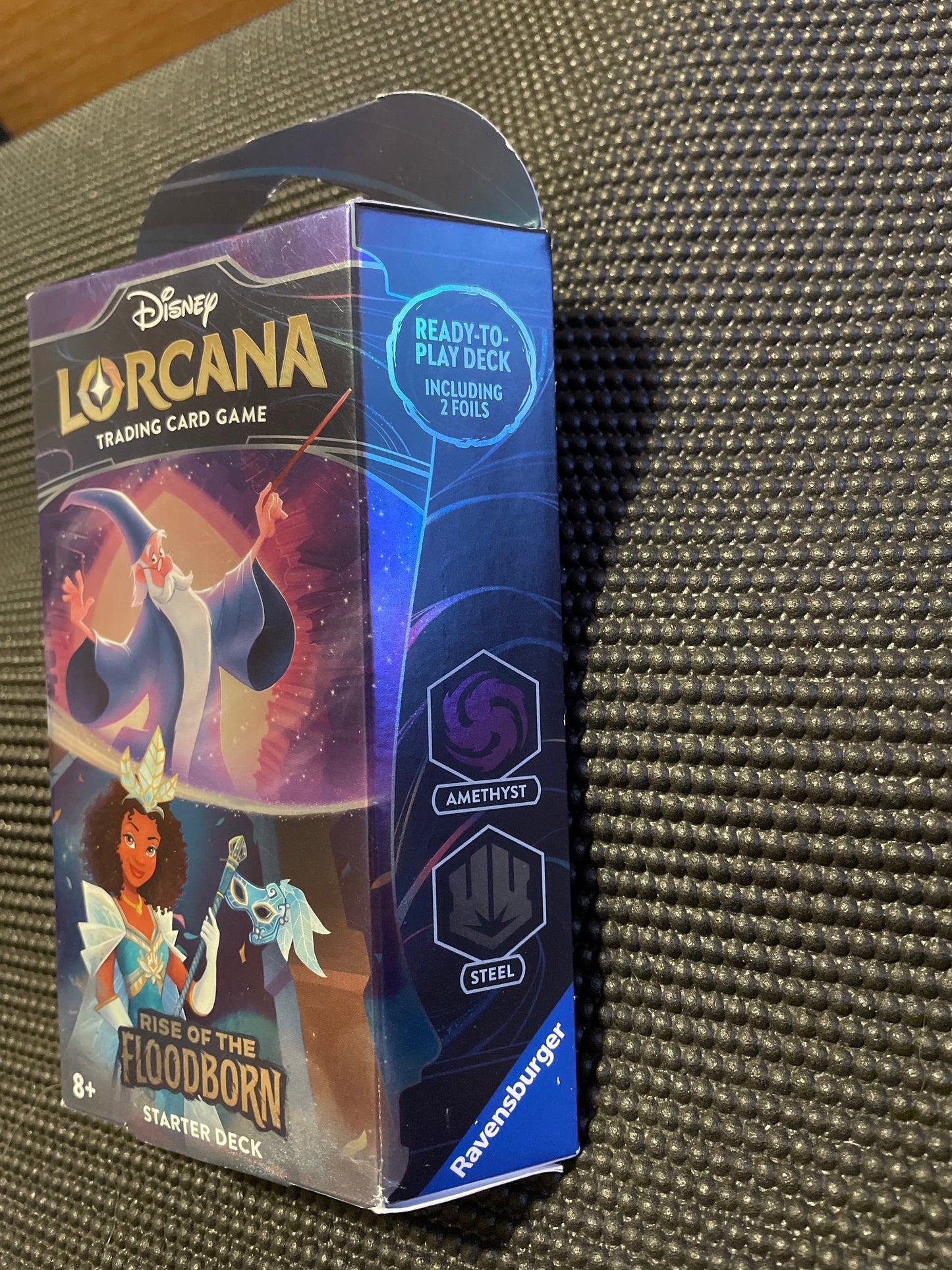 Disney Lorcana Trading Card Game Rise of the Floodborn Starter Deck Amethyst Steel Ravensburger