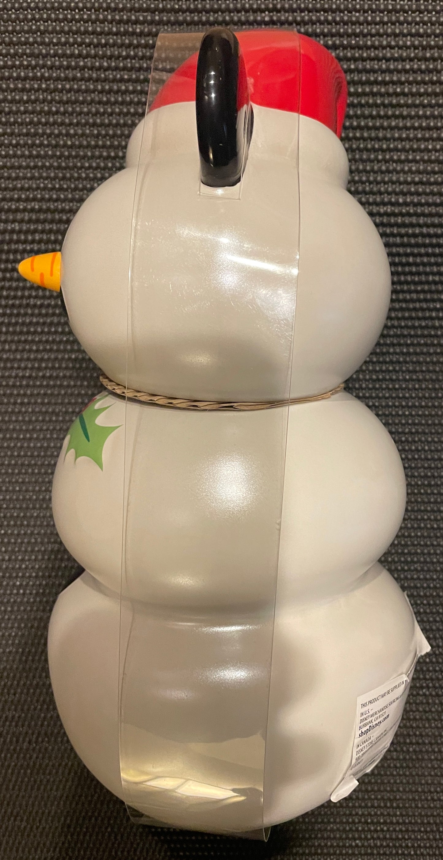 Disney Store Mickey Mouse Snowman Cookie Jar 2023 Limited Edition