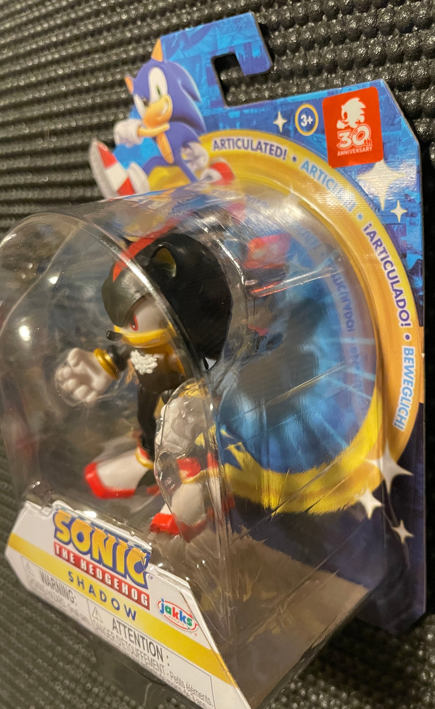 Sonic the Hedgehog Shadow 2.5” Action Figure Jakks Pacific