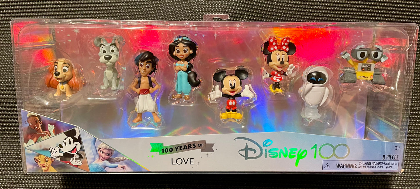 Disney 100 Years of Love Limited Edition 8 Piece Figure Set Just Play