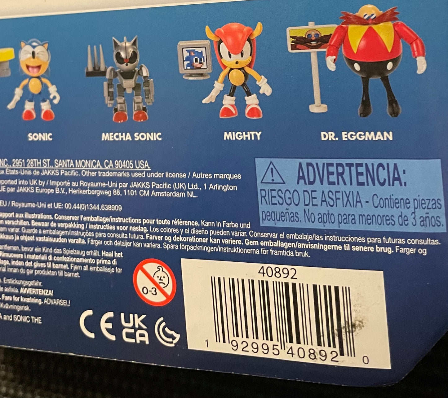 Sonic the Hedgehog Mecha Sonic with Spike Trap 4” Action Figure Jakks Pacific